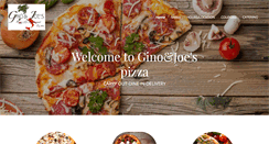 Desktop Screenshot of ginoandjoes-pizza.com